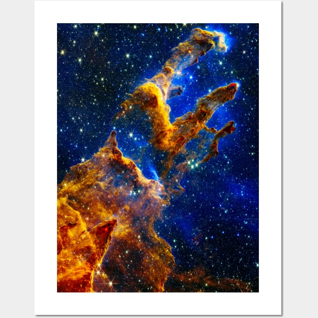 JWST Pillars of Creation Wall Art by headrubble